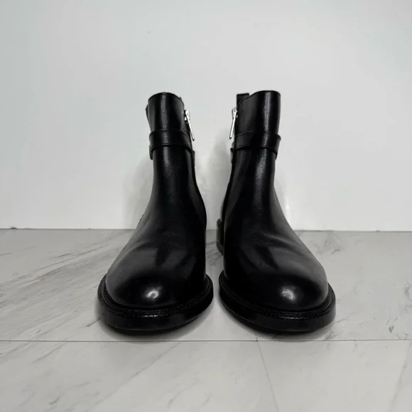 Sam Edelman Nolynn Black Leather Bootie 8M - Picture 2 of 15